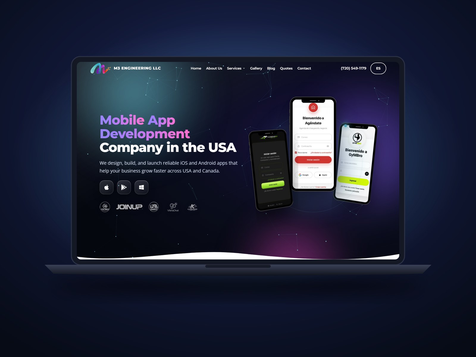 M3 Engineering website
